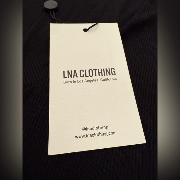 NWT LNA Clothing Ribbed V Neck Slim Tank - Picture 7 of 8